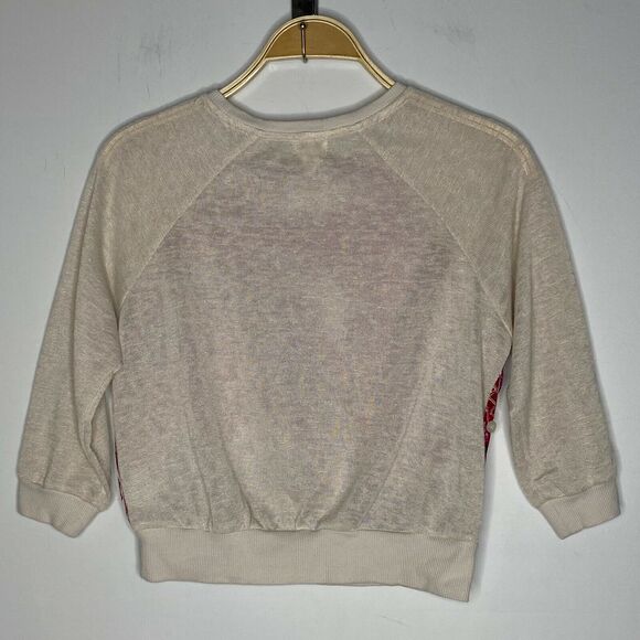 Anthropologie‎ Tiny Floral Long Sleeve Sweater Size XSP - Picture 4 of 6